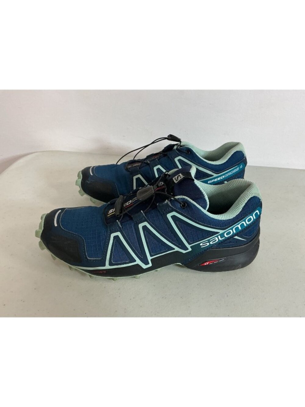 Salomon Sneakers Speedcross 3 Blue Waterproof Hiking Trail Shoes Womens 8